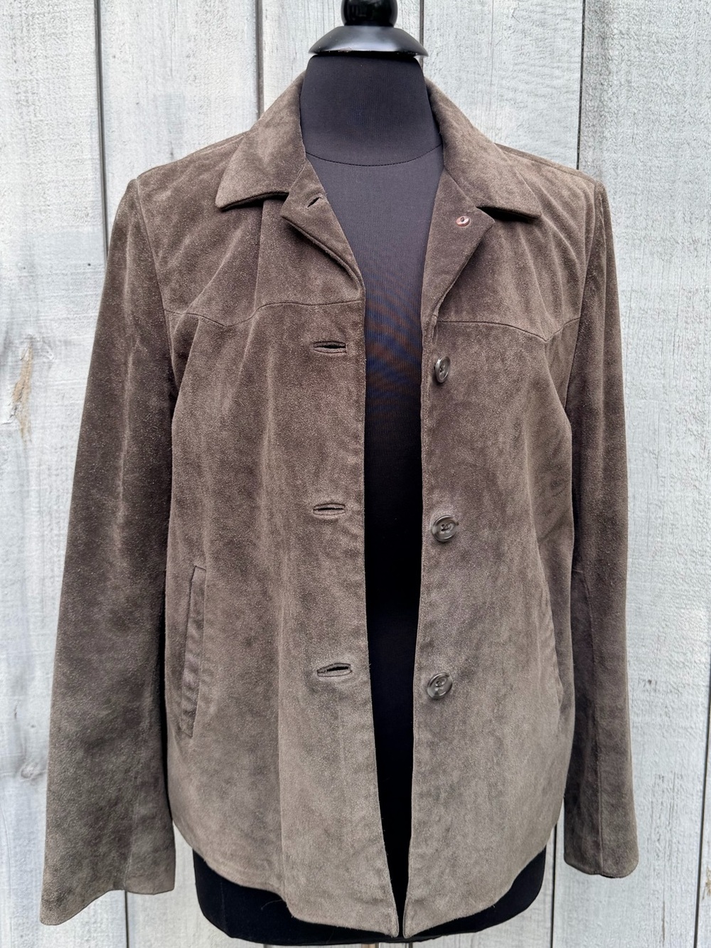 Banana Republic Suede Jacket in grey
